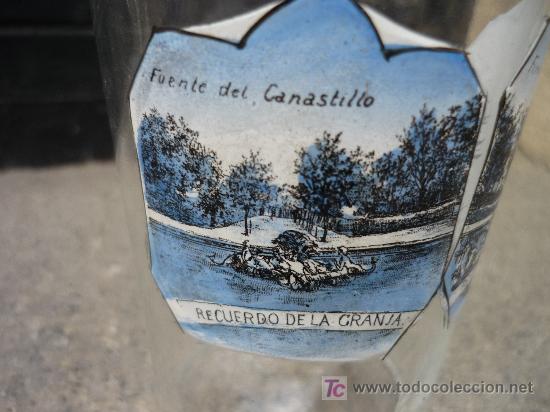 Antigüedades: Jarra y dos vasos de cristal de La Granja - Foto 9 - 16934072